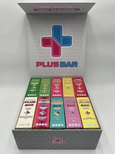 Plus Bars 2G Dual Flavor Disposables vape pen with dual flavor design, premium 2 gram disposable vape device, sleek portable vape