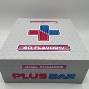 Plus Bars 2G Dual Flavor Disposables vape pen with dual flavor design, premium 2 gram disposable vape device, sleek portable vape
