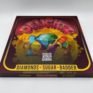 Delightz Concentrates 3 in 1 Sugar Badder Diamonds HP Boxes with premium extract packaging and terpene-rich concentrate collection
