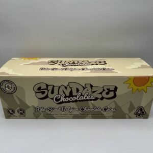 SunDaze 400MG Infused Chocolate Coins assorted flavor collection with premium colorful chocolate coin packaging