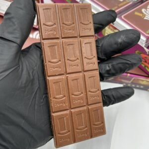 Wonka Bars 300MG Chocolates new packaging with colorful candy-inspired design and premium chocolate edible branding