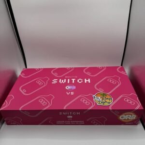 Authentic Boutiq Switch Orb 2G disposable vape device with premium orb design and rechargeable disposable system.