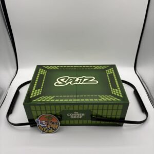 Authentic Splitz 1/8 Jar Badder and Sugar concentrate with scratch-off Puffco promo packaging