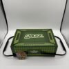 Closed green Splitz The Corner Drop 1/8 jar badder and sugar promotional box with LA Kings Distro logo