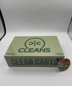 Sealed green Authentic Clean Carts 2G Disposable Cycling Edition 100-count master box with LA Kings Distro logo