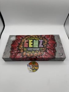 Sealed Authentic Gemz Sugar Diamonds one-pound master case containing 32 half-ounce concentrate jars