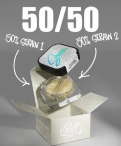 Splitz Diamond Live Resin Edition premium concentrate box with 50/50 strain blend presentation