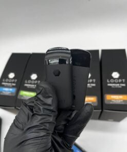 LOOPT 2G magnetic disposable Premium THC all-in-one vapes in Sugar Cone, Purple Kush, Sherbacio, Xanadu and Melonade packaging