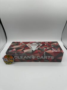 Clean Carts 2G Disposable Red Edition Liquid Diamonds and Live Resin packaging