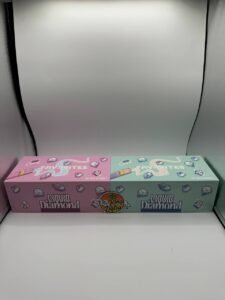 Favorites 2G Liquid Diamond disposable new pink and mint-green packaging