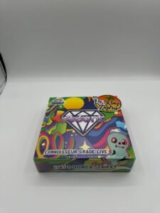 Potent Labs Connoisseur Grade Live Diamonds concentrate box with colorful premium packaging