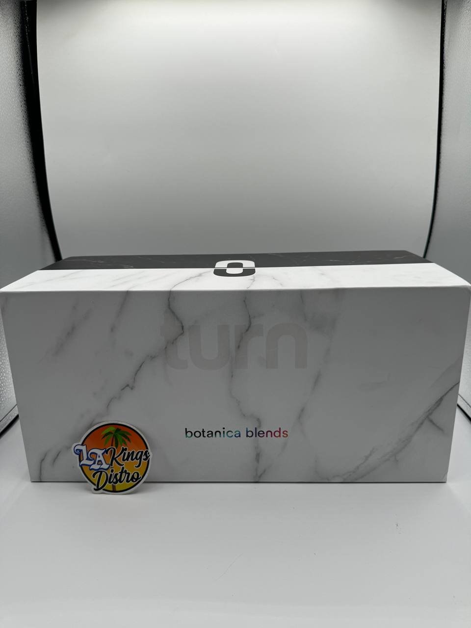 Turn 2G Disposable Botanica Blends new white marble packaging with black Turn branding Turn 2G Disposable Botanica Blends new white marble packaging with black Turn branding