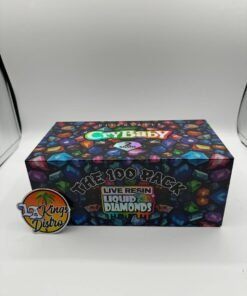 CryBaby 2G Disposable Live Resin Liquid Diamonds 20-flavor collection with Hybrid Sativa and Indica varieties