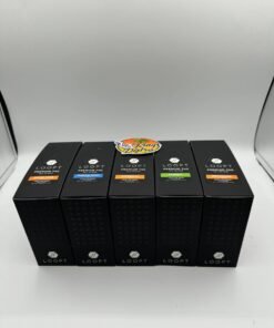 LOOPT 2G magnetic disposable Premium THC all-in-one vapes in Sugar Cone, Purple Kush, Sherbacio, Xanadu and Melonade packaging