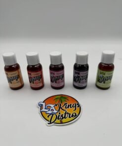 Dank Czar Live Rosin Syrup 200mg bottles in Mango, Strawberry, Fruit Punch, Grape and Watermelon flavors