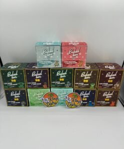 Authentic Baked Bars 2G Disposables with assorted Live Resin and Liquid Diamonds packaging