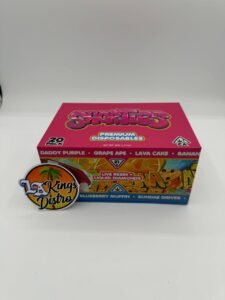 Shorties 2G Premium Disposables 20-pack box with Live Resin + Liquid Diamonds and assorted strain flavors