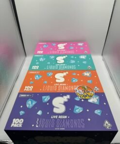 Snooze 2G Disposable Live Resin + Liquid Diamonds 100-pack collection with four Snooze Kit editions and assorted flavors