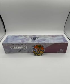 Clean Carts 1G screw-on 510 cartridge 100-count box with Liquid Diamonds + Live Resin and 10-flavor labeling