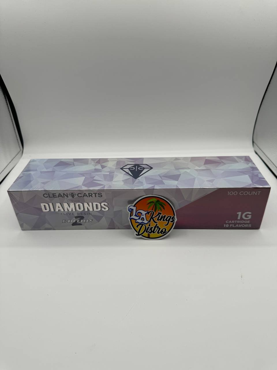Clean Carts 1G screw-on 510 cartridge 100-count box with Liquid Diamonds + Live Resin and 10-flavor labeling Clean Carts 1G screw-on 510 cartridge 100-count box with Liquid Diamonds + Live Resin and 10-flavor labeling
