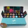 Treats 1G hash rosin single-source artisan rosin display box with assorted color-coded concentrate jars