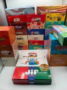 Med Labs 600MG infused edibles assortment with medicated chocolate, cereal, cookie and dessert-style packages