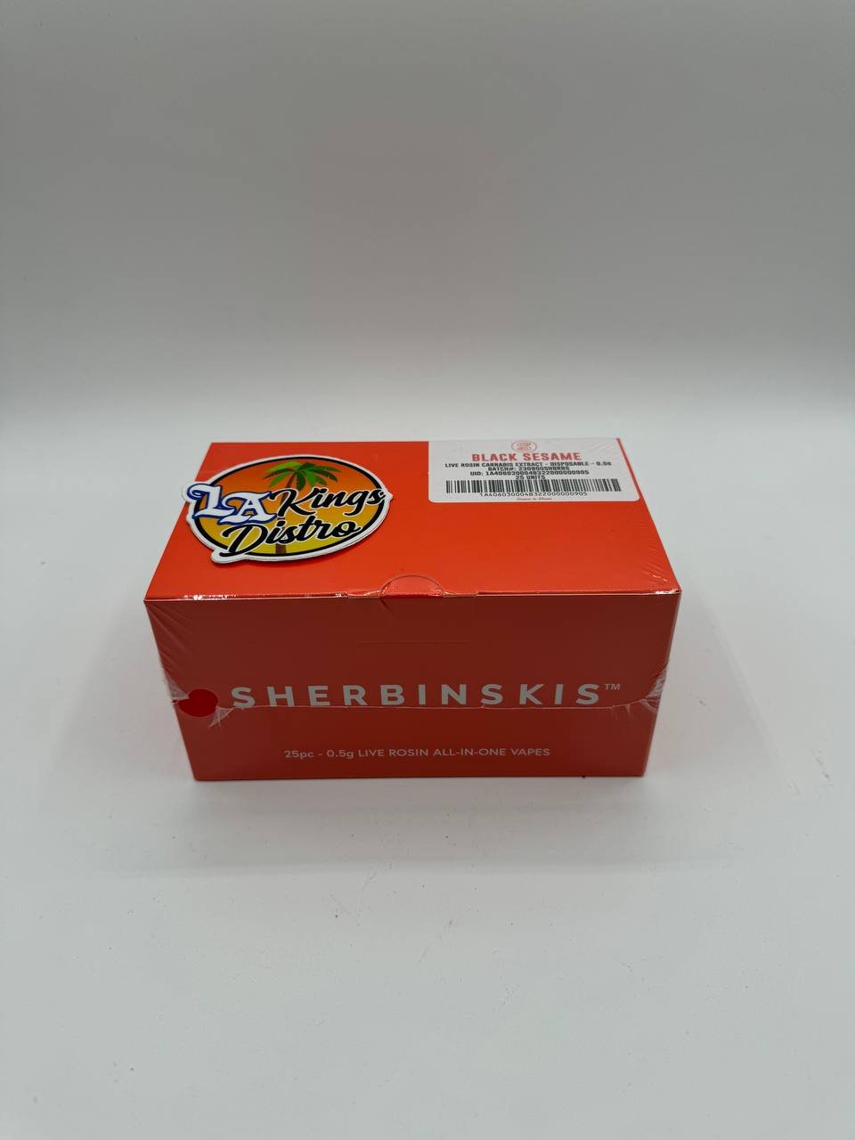 Sherbinskis 0.5G Live Rosin All-In-One Black Sesame 25-piece orange master box Sherbinskis 0.5G Live Rosin All-In-One Black Sesame 25-piece orange master box