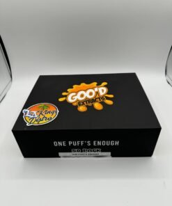 Goo’d Extracts 2G disposable 50-pack black master box with One Puff’s Enough branding
