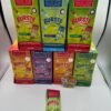 Authentic Bursts by Sauce 800MG Nano Live Resin Gummies display with assorted flavor packaging