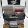 Authentic Jungle Boys 3.5G indoor flower eighth bags with scan codes displayed in 16-count 2 oz master box