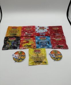Authentic Faded Fruits infused edibles in nine flavors including Mango Kush, Hawaiian Punch, Strawberry Cough and Pineapple Express