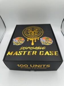 Muha Meds 2 gram disposables master box 100 units 10 cases and 10 strains