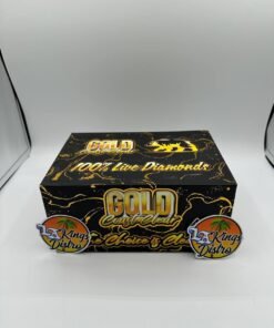 Gold Coast Clear 2G disposable cannabis vape collection with assorted GCC strain and flavor packaging