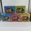 Original One Up 4G Chocolate Cones collection in five colorful One Up Cones boxes