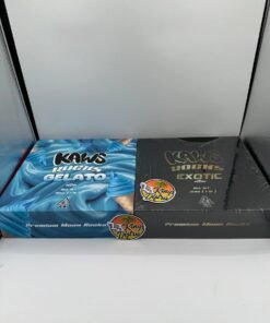 Authentic Kaws Moonrocks Premium Moon Rocks Gelato Edition and Exotic Edition 1 lb boxes