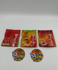 Original Ruby Gems 500mg hash rosin gummies
