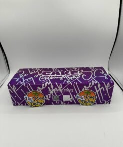 Original Cake She Hits Different 2G disposable master box in purple packaging with QR verification code