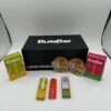 Authentic Buzz Bar 2G Liquid Diamonds disposable with Melon Smoothie and Watermelon Punch packaging.