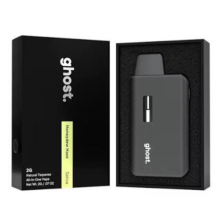 Ghost 2G disposable vape boxes and Ghost branded packaging in black color variants Ghost 2G disposable vape boxes and Ghost branded packaging in black color variants