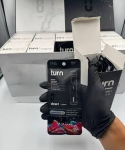 Turn 2G Disposable Botanica Blends new white marble packaging with black Turn branding