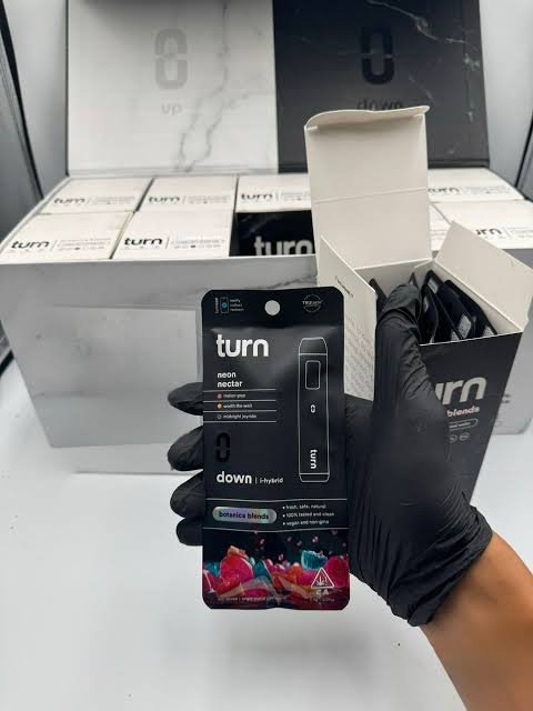 Turn 2G Disposable Botanica Blends new white marble packaging with black Turn branding Turn 2G Disposable Botanica Blends new white marble packaging with black Turn branding
