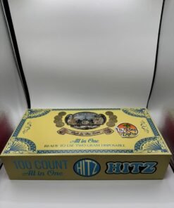 HITZ Gladiator Edition 2G all-in-one disposable 100-count High In The Zone product box