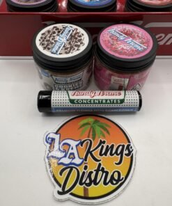 Kandy Kreme Premium Concentrates jars and bonus rosin donut package