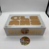 Authentic Clean Carts 2G Liquid Diamonds + Live Resin disposable vape display box with assorted flavors and Clean Carts devices.