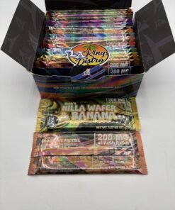 Open wholesale display containing twenty assorted Hash House 200mg hash rosin chocolate bars