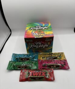Open King Highz 25-pack case containing Butterfinger variety bars