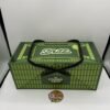 Authentic Splitz 2G dual-chamber disposable showing two amber chambers and digital hit-count screen