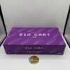Authentic Boutiq 1G 510 screw-on cartridge with blue mouthpiece and transparent amber reservoir